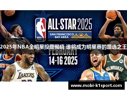 2025年NBA全明星投票揭晓 谁将成为明星赛的票选之王